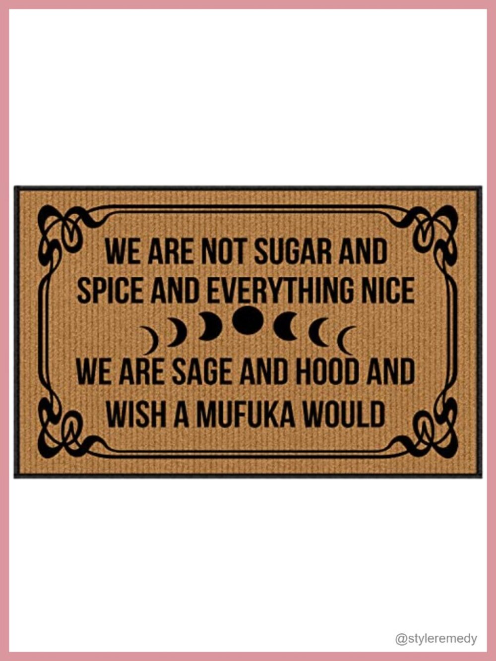 Doormat Indoor Outdoor Non-Slip Rubber Backing Low Profile 30x18 Inch